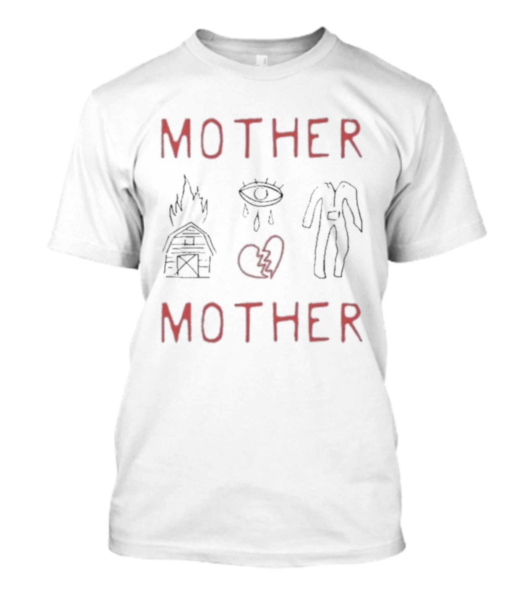 Mother Mother Burning Barn Eye Heart Jumpsuit T-Shirt