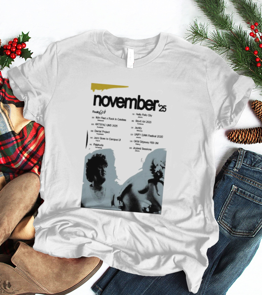 Reality Club November 2025 Jakarta Palace Bandung Surabaya Lampung Semarang Jogja Medan Makassar Padang T-Shirt