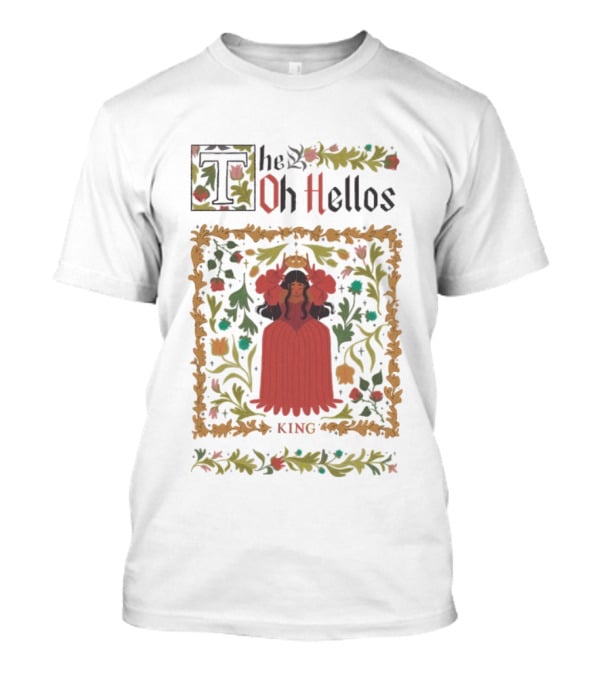 The Oh Hellos King Floral Artwork Print T-Shirt