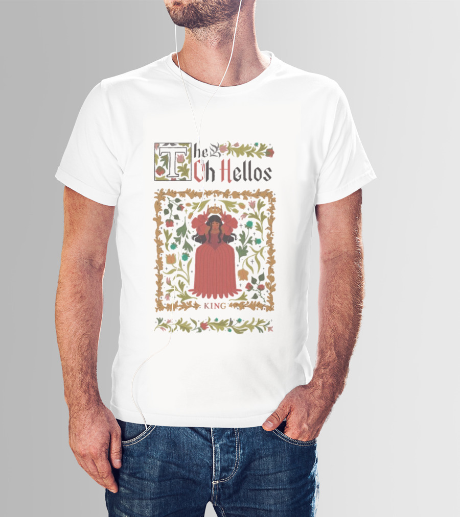 The Oh Hellos King Floral Artwork Print T-Shirt