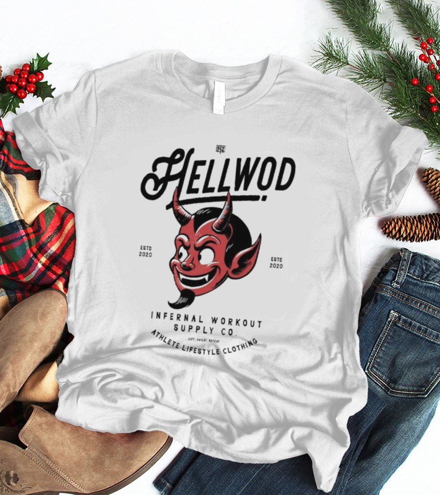 Hellwod Infernal Workout Supply Co Athleisure Lifestyle Culture Devil Est 2020 T-Shirt