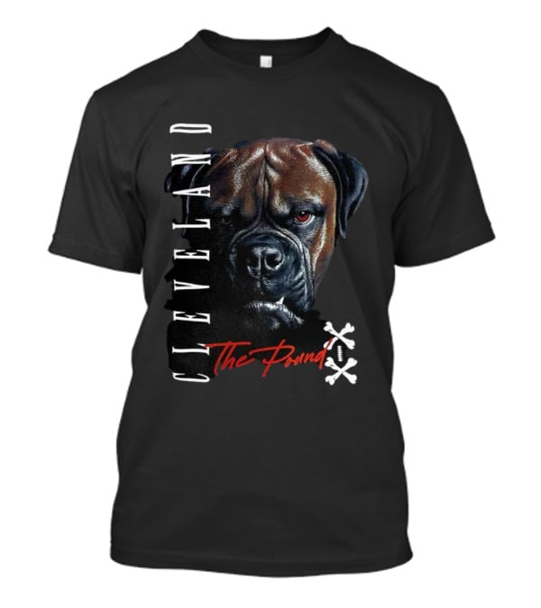 Cleveland Browns The Dawg Pound Boxer Dog Football Fan Art T-Shirt