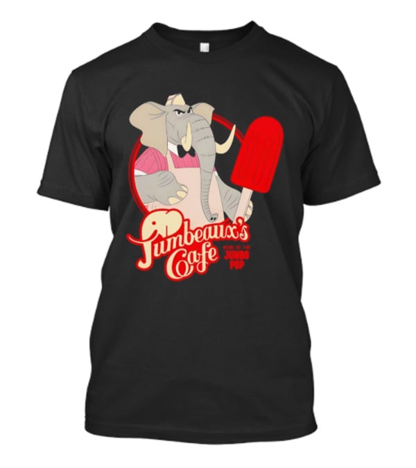 Disney Zootopia Jumbeaux’s Cafe Elephant Character Holding Ice Pop T-Shirt