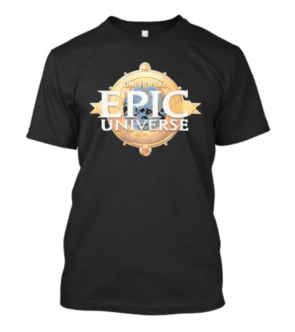 Universal Epic Universe Emblem Iconic Symbol T-Shirt