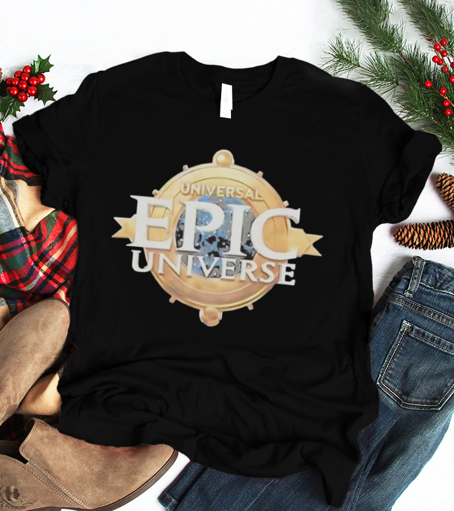 Universal Epic Universe Emblem Iconic Symbol T-Shirt