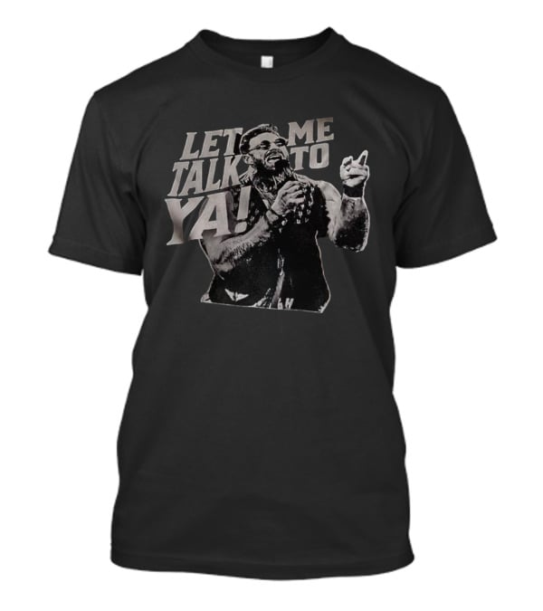 WWE LA Knight Let Me Talk To Ya Microphone Pose T-Shirt