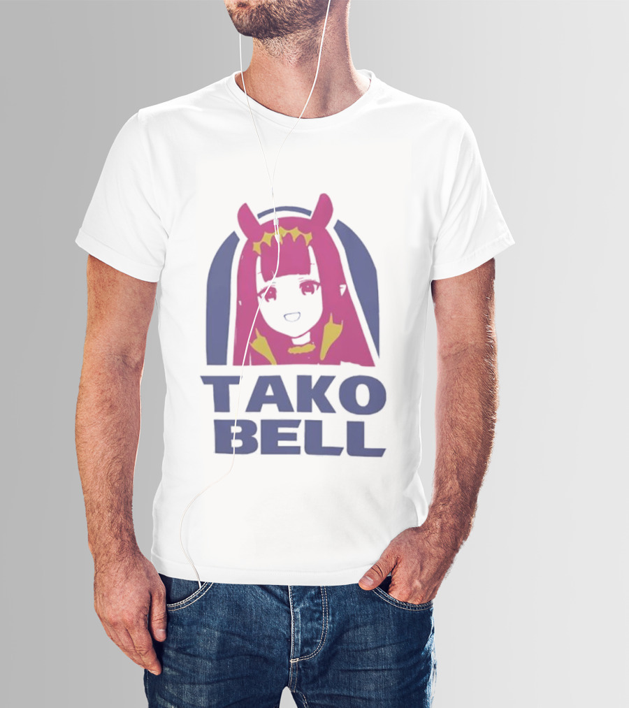 Hololive En Ina Tako Bell Logo Parody T-Shirt