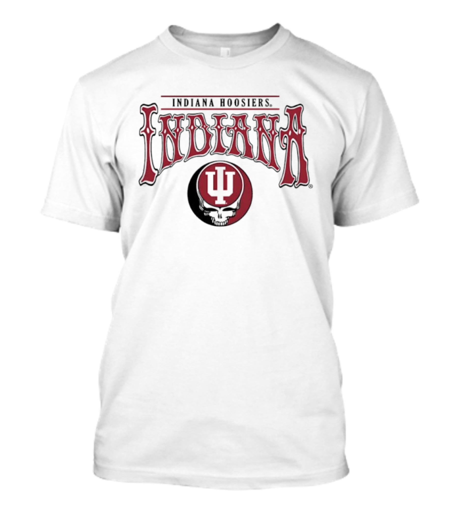 Indiana Hoosier Grateful Dead IU Collaboration T-Shirt
