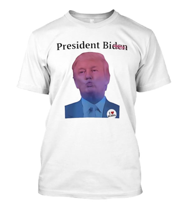 President Bi Den Trump I Love Leda T-Shirt