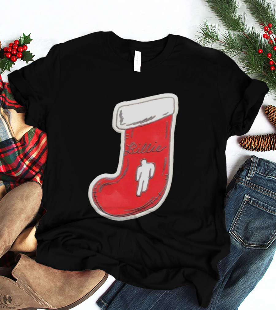 Blohsh Lillie Red Stocking Ornament T-Shirt