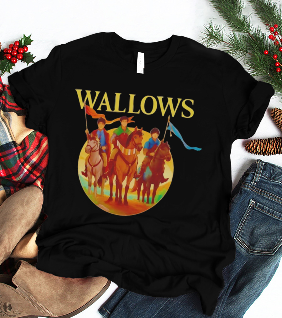 Wallows Band Medieval Horse Riding Scene T-Shirt