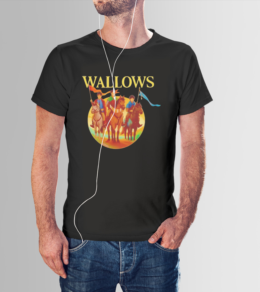 Wallows Band Medieval Horse Riding Scene T-Shirt