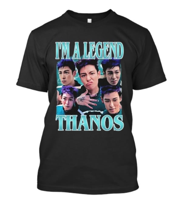 I'm A Legend Thanos Squid Game 2 Actor Character Faces T-Shirt