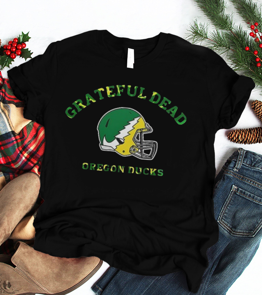 Grateful Dead Oregon Ducks Helmet Collaboration T-Shirt
