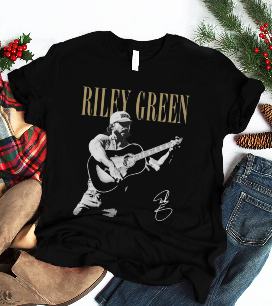 Riley Green Bama Buggies Guitar Signature T-Shirt