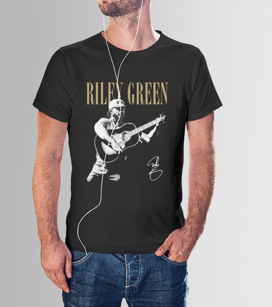 Riley Green Bama Buggies Guitar Signature T-Shirt