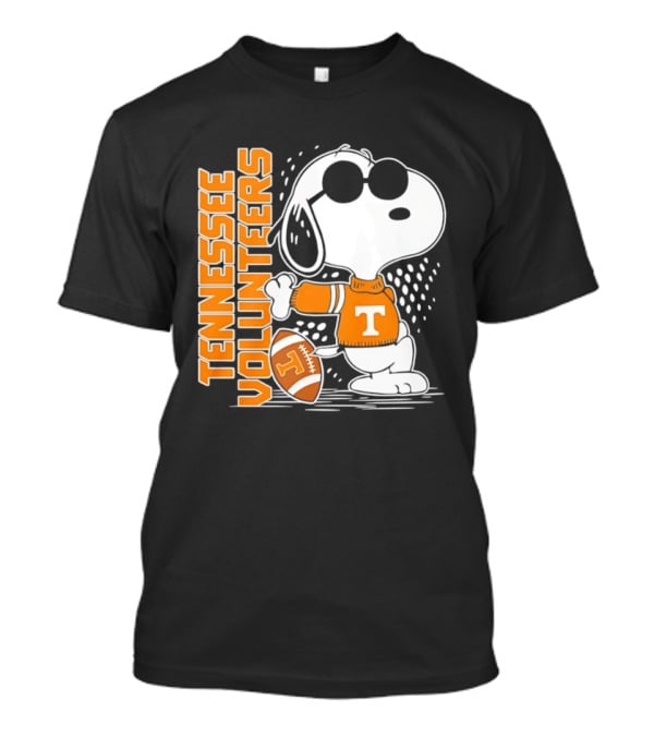 Snoopy Joe Cool Tennessee Volunteers Football Merchandise T-Shirt