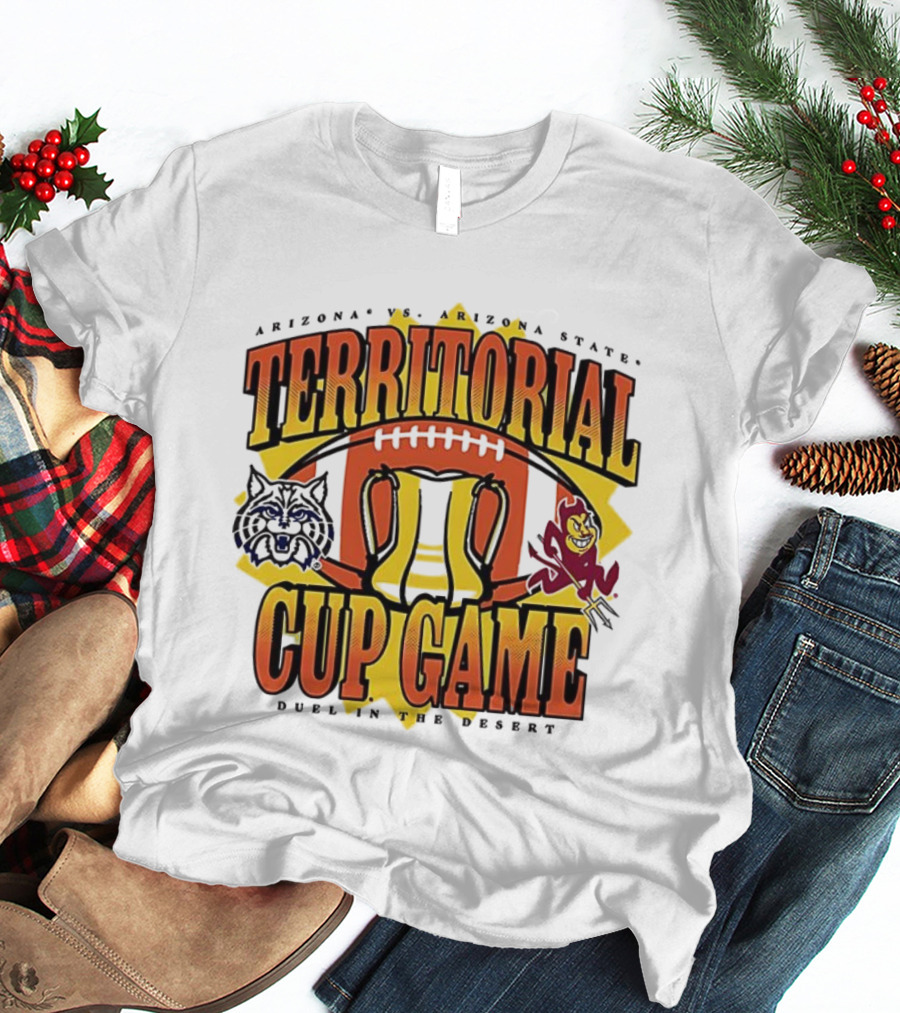 Arizona State Sun Devils Arizona Wildcats Territorial Cup Game Football Showdown T-Shirt