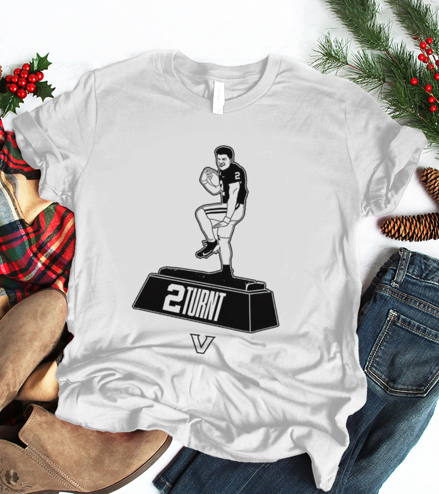 Diego Pavia 2 Turnt Football V T-Shirt