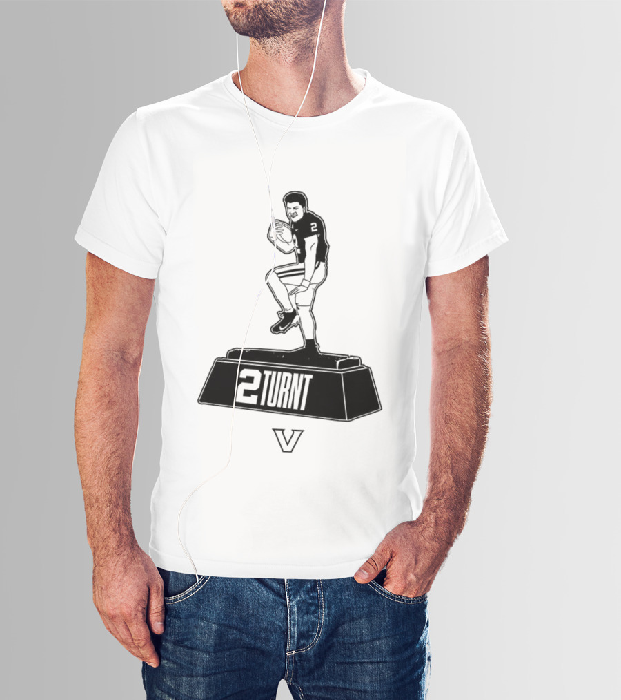 Diego Pavia 2 Turnt Football V T-Shirt