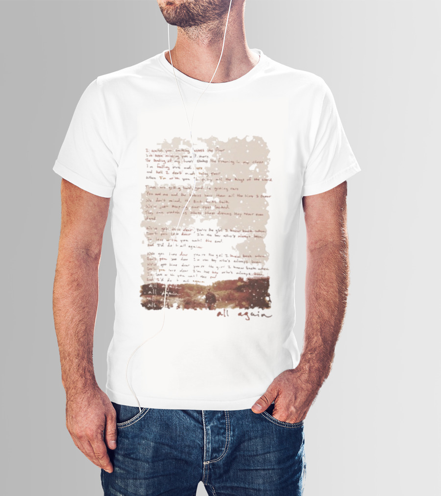 Charles Wesley Godwin Lyrics All Again Vintage Rustic Style T-Shirt