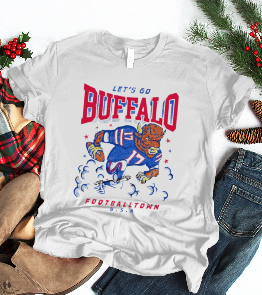 Let's Go Buffalo 17 Footballtown U.S.A. T-Shirt
