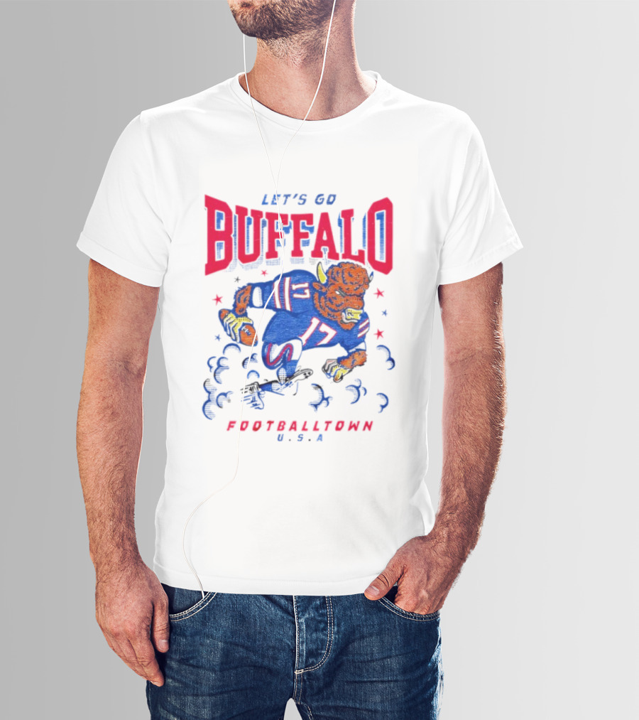 Let's Go Buffalo 17 Footballtown U.S.A. T-Shirt