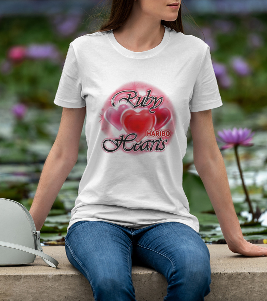 Jennie X Haribo Ruby Hearts T-Shirt