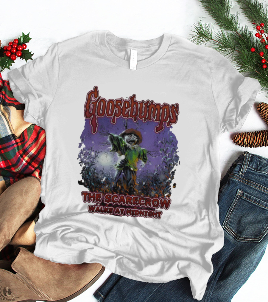 Goosebumps The Scarecrow Walks At Midnight Creepy Horror Collection T-Shirt