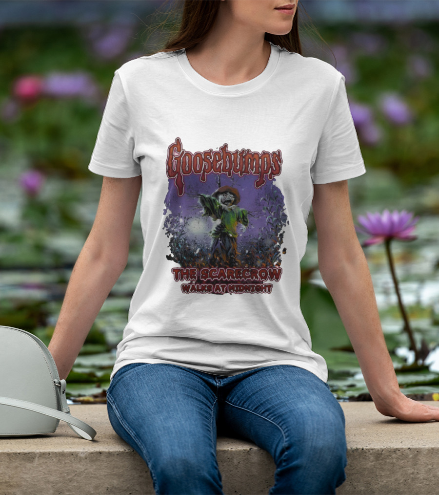 Goosebumps The Scarecrow Walks At Midnight Creepy Horror Collection T-Shirt