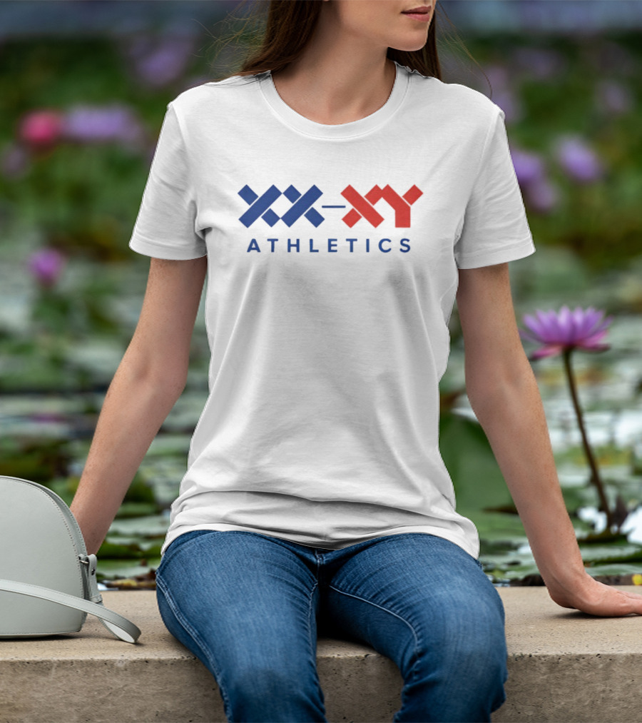 XX XY Athletics Riley Gaines Husband Theres Only Two Genders T-Shirt