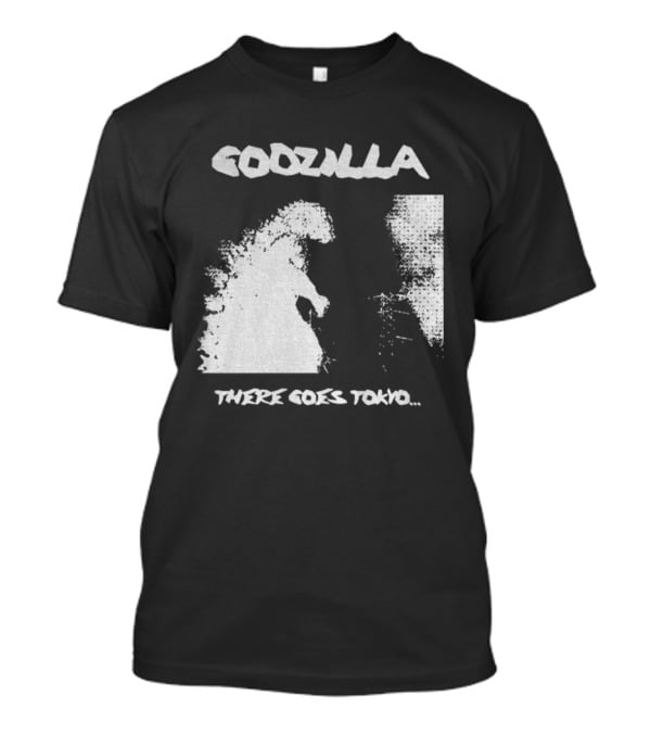 Godzilla There Goes Tokyo Retro Style Vintage Design T-Shirt