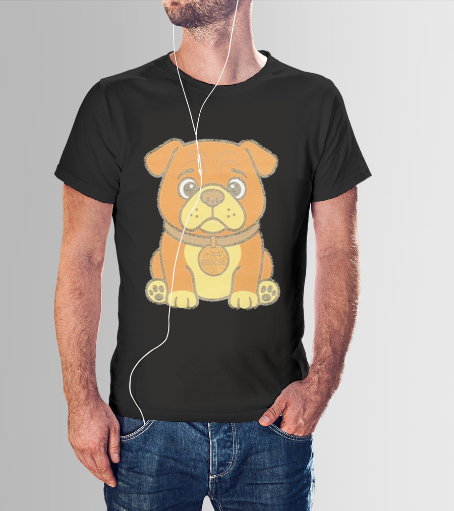 Lewis Hamilton Roscoe Dog +44 T-Shirt