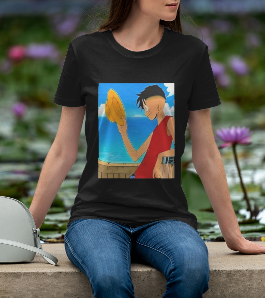 Monkey D Luffy Unique Haircut Straw Hat Pirate Style T-Shirt