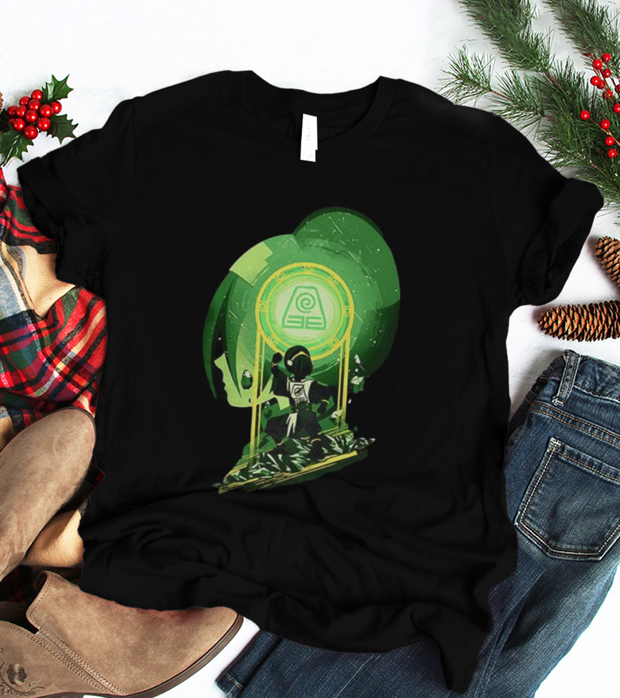 Toph Earthbending Avatar The Last Airbender Earth Kingdom Symbol T-Shirt