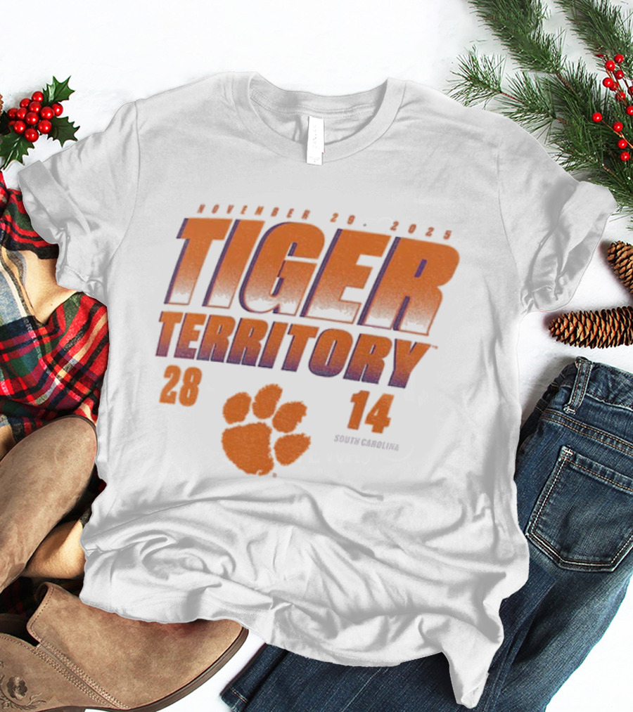 Clemson Tiger Territory South Carolina 28-14 December 29 Rivalry Showdown T-Shirt