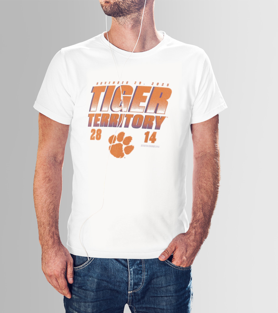 Clemson Tiger Territory South Carolina 28-14 December 29 Rivalry Showdown T-Shirt