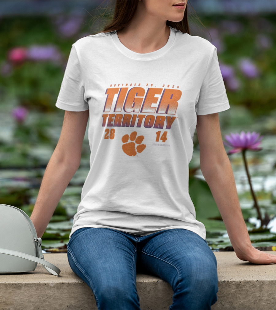 Clemson Tiger Territory South Carolina 28-14 December 29 Rivalry Showdown T-Shirt