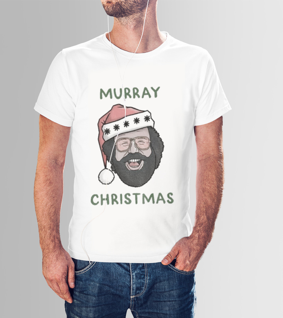 Murray Christmas Upside Down Santa Hat Stranger Things T-Shirt