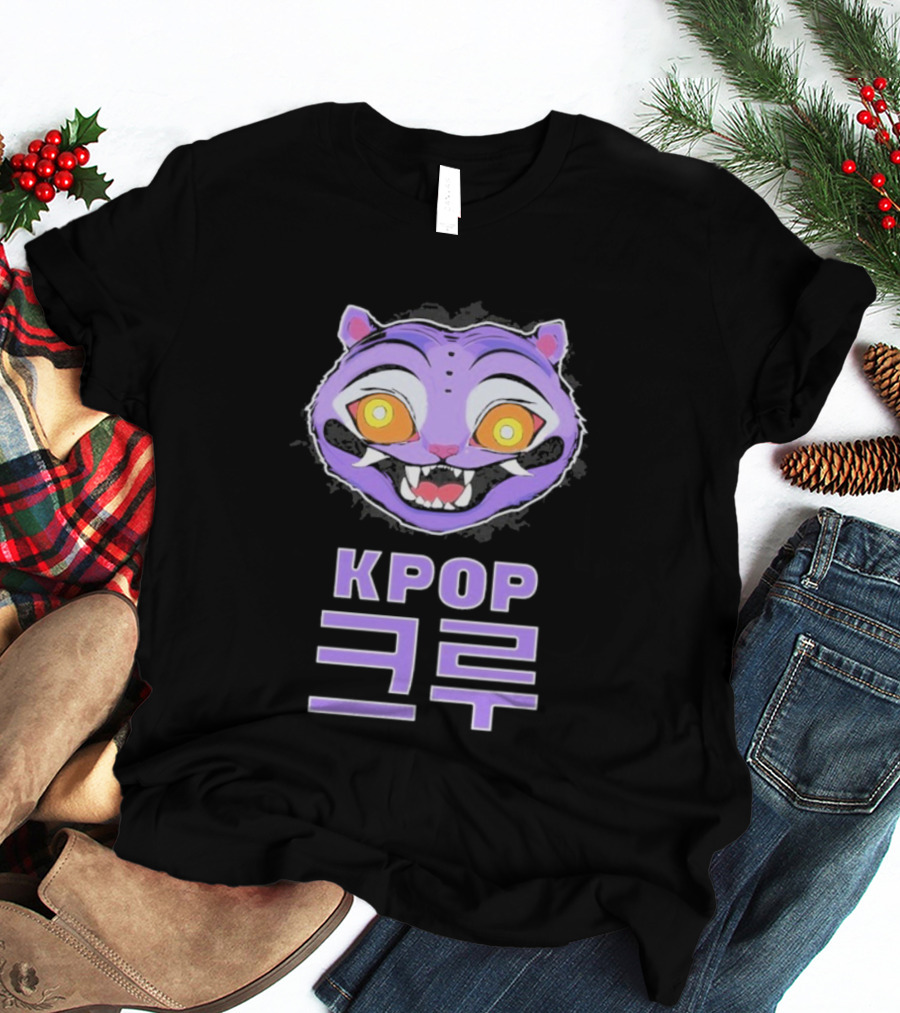 KPOP Krewe Derpy Tiger Demon Hunters T-Shirt