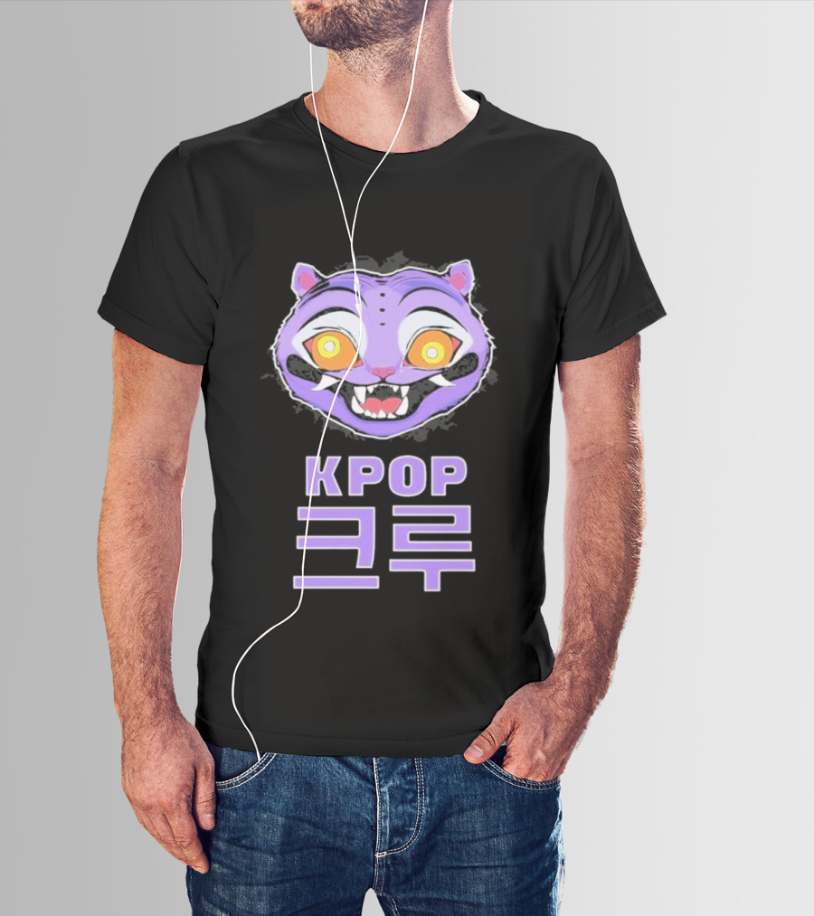 KPOP Krewe Derpy Tiger Demon Hunters T-Shirt