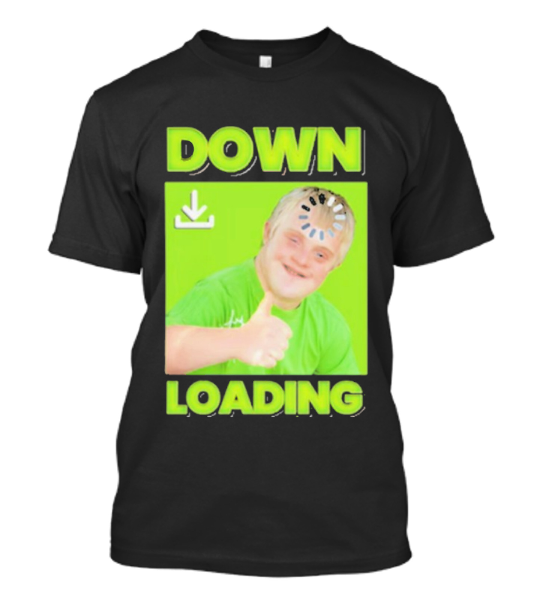 DOWN LOADING Thumb Up Icon Loading Symbol T-Shirt