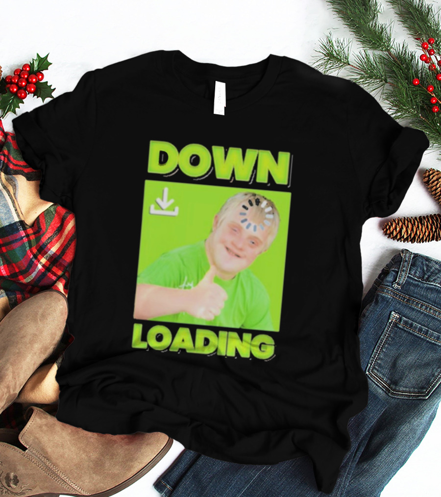 DOWN LOADING Thumb Up Icon Loading Symbol T-Shirt