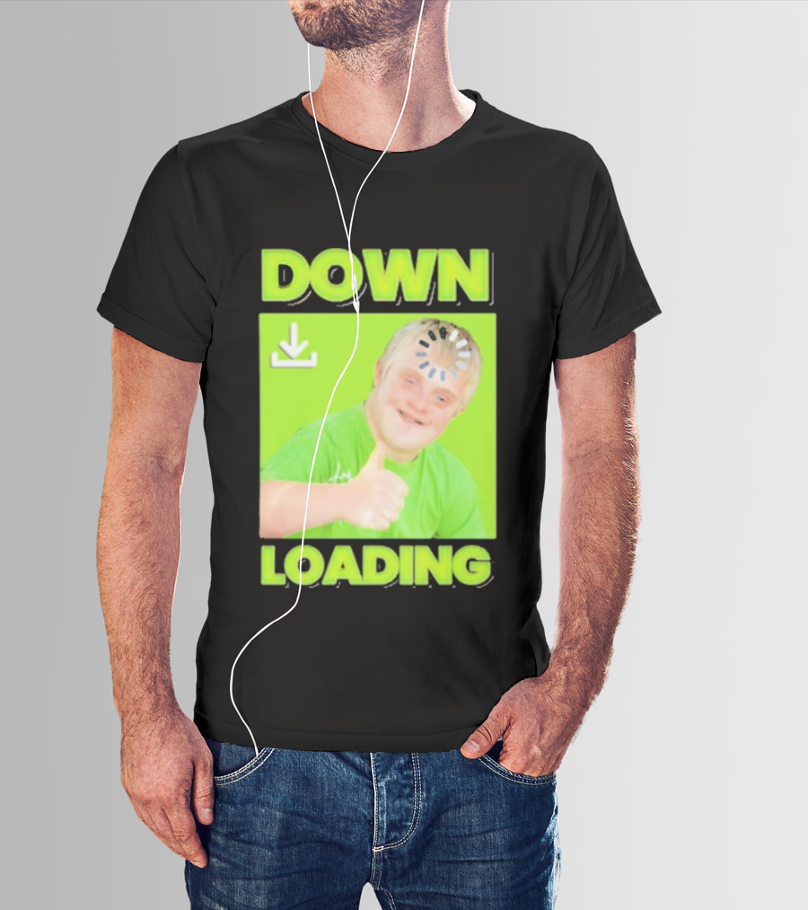 DOWN LOADING Thumb Up Icon Loading Symbol T-Shirt