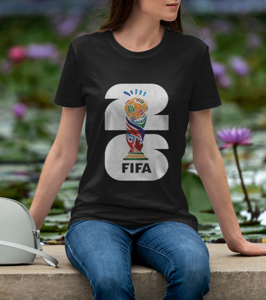FIFA World Cup 2026 Trophy Emblem Iconic Soccer Championship Symbol T-Shirt