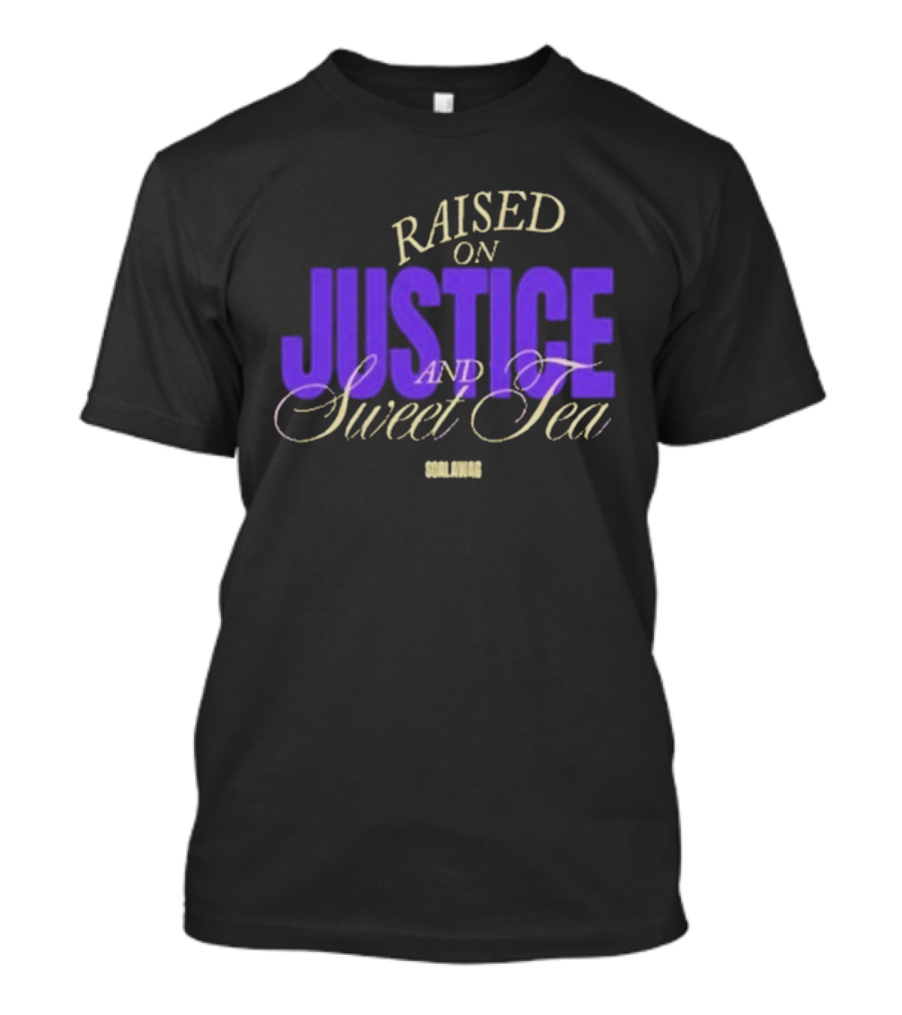 Raised On Justice And Sweet Tea Scalawag Magazine T-Shirt