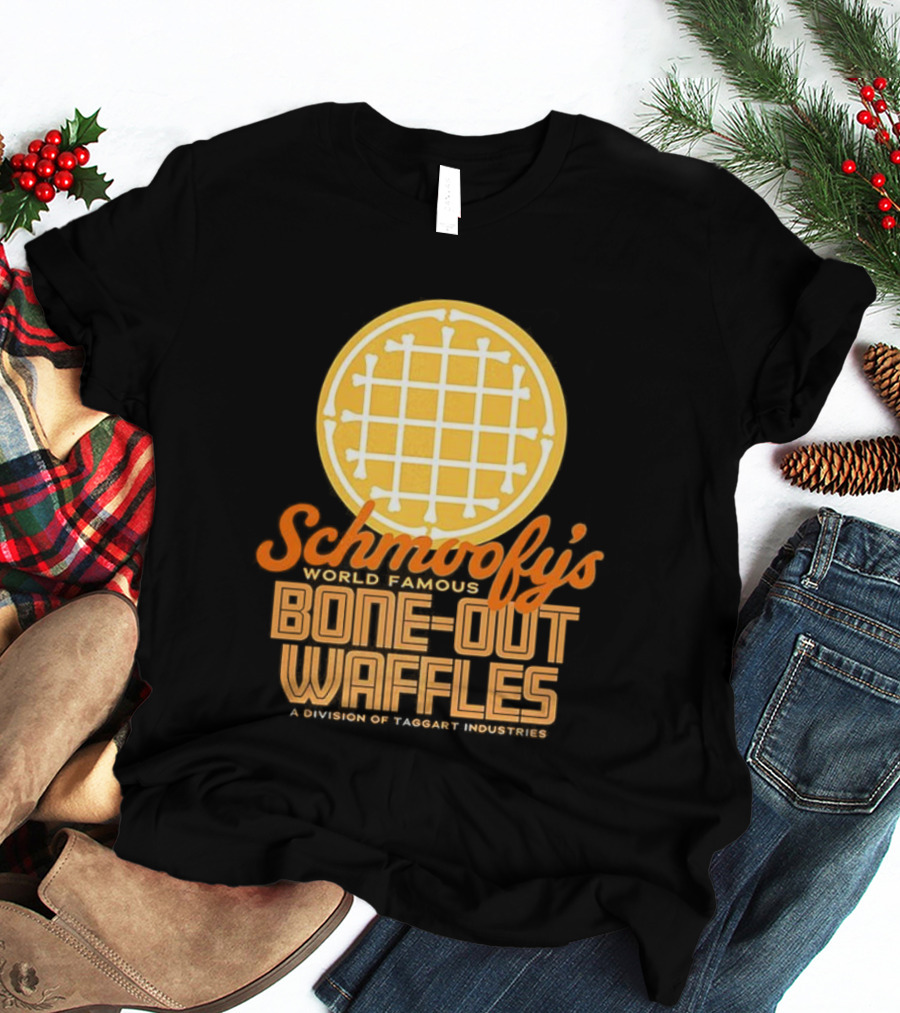 Schmoofy’s World Famous Bone-Out Waffles Exclusively At Specific Locale T-Shirt