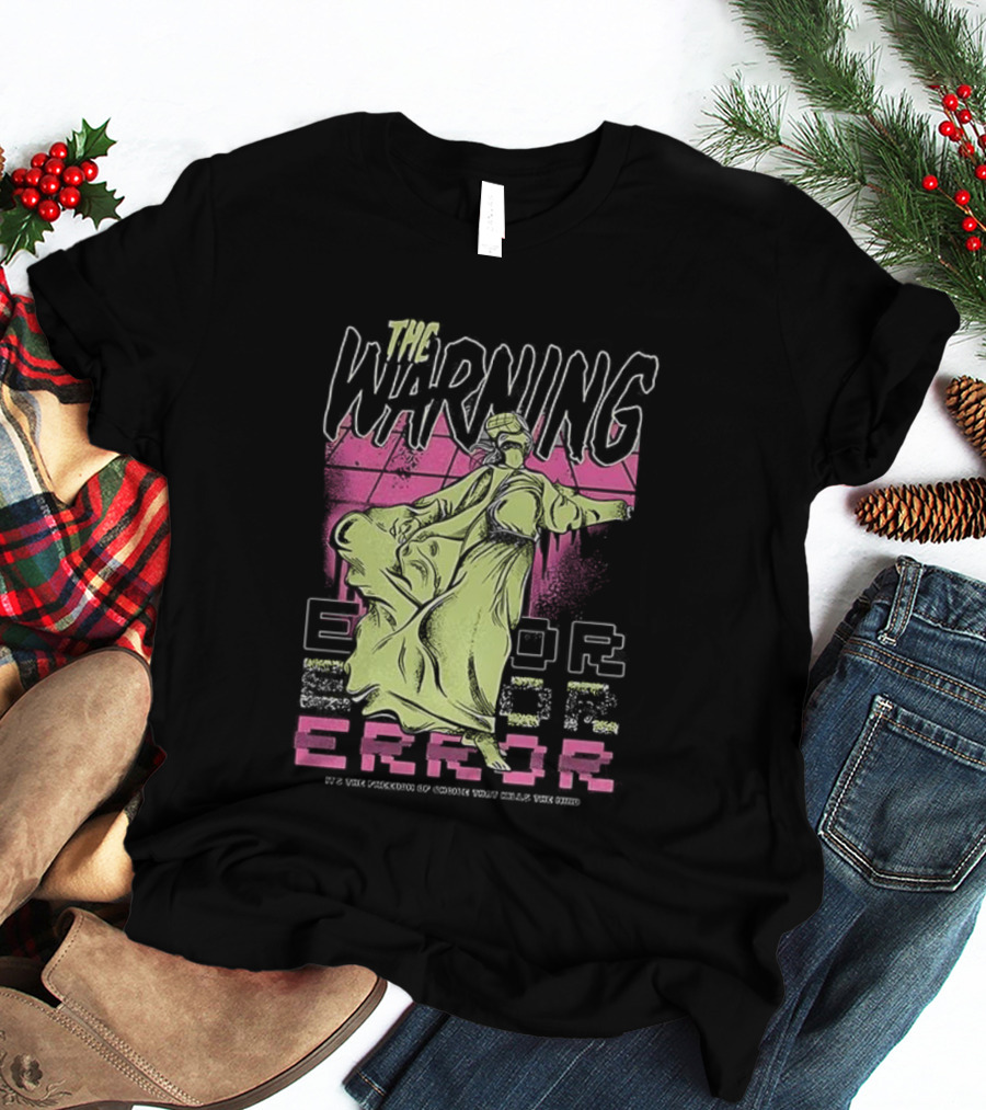 The Warning Error Retro Statue Style T-Shirt