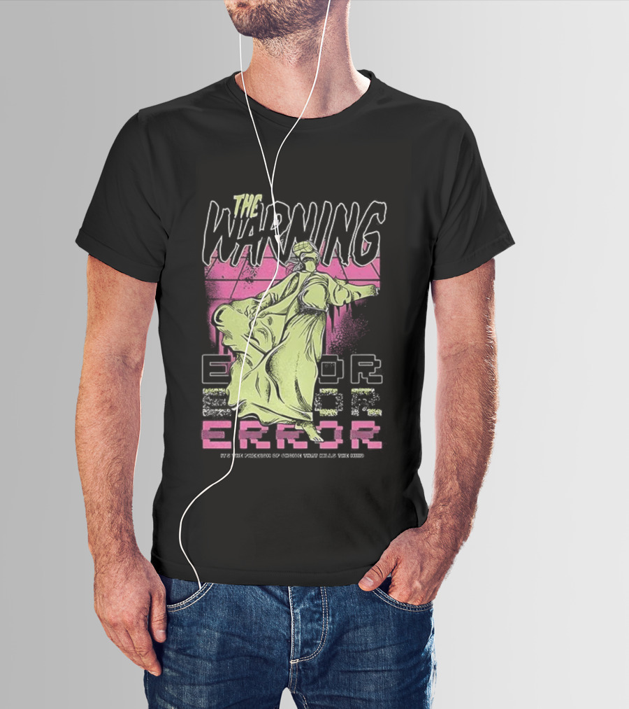 The Warning Error Retro Statue Style T-Shirt