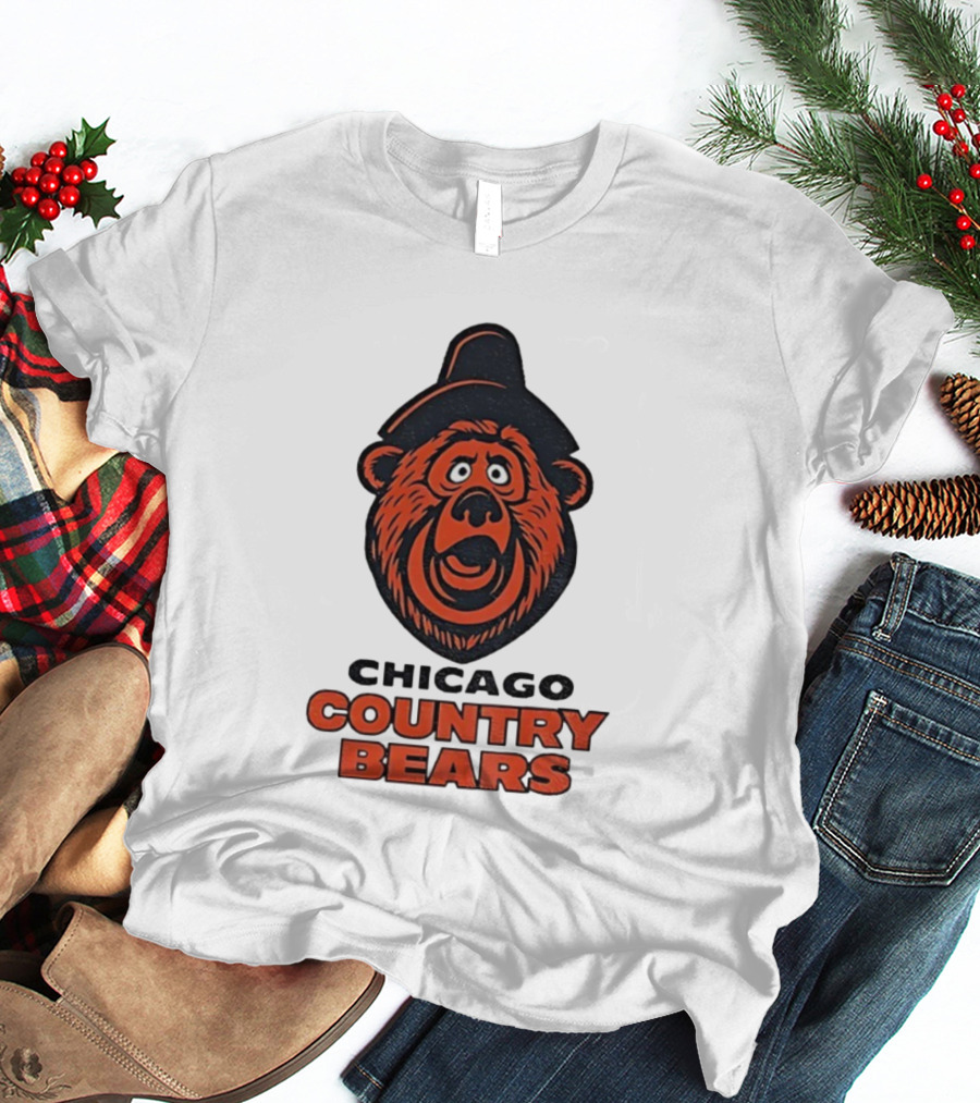 Chicago Country Bears Vintage Inspired Sports Logo T-Shirt